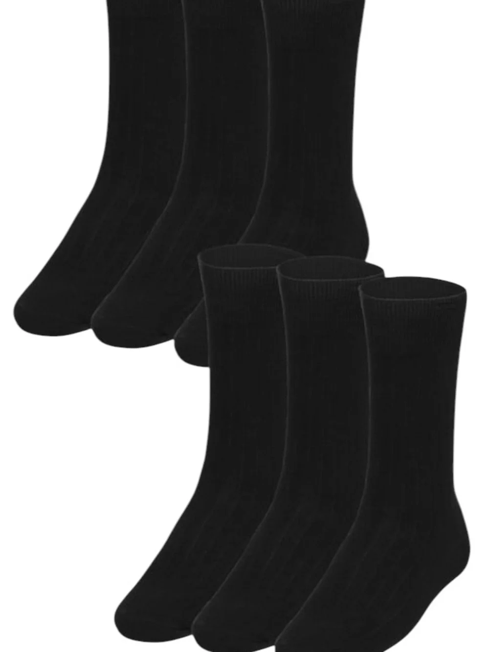 NWT/Banana Republic Men's Dress Sock, 6-pair/True Black